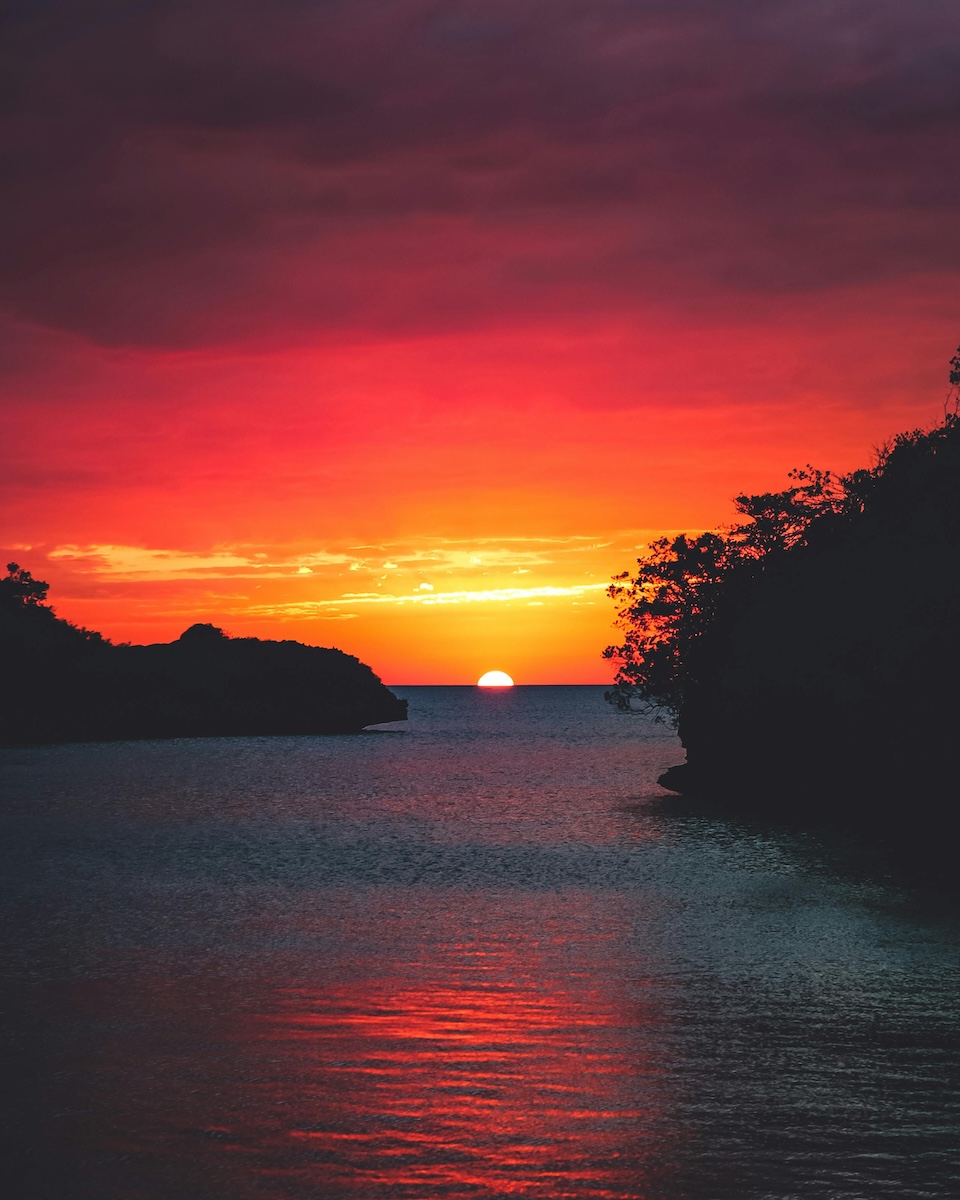 North coast Jamaica sunset