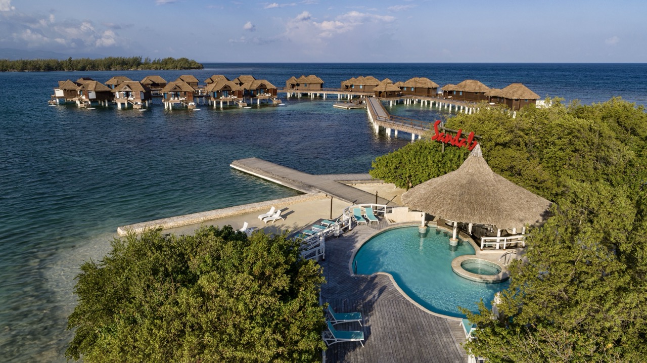 Sandals Royal Caribbean offshore island and overwater villas