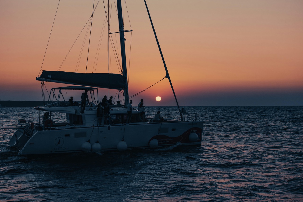 Panoramic Jamaica sunset view